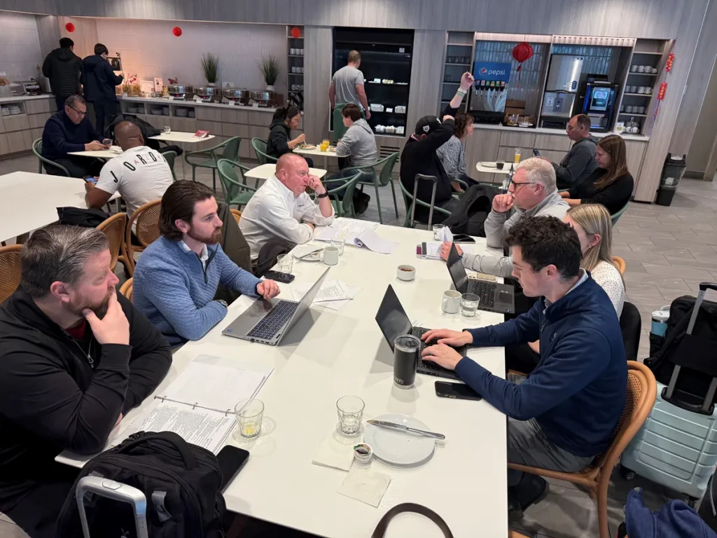 FADLER Team at work in airport